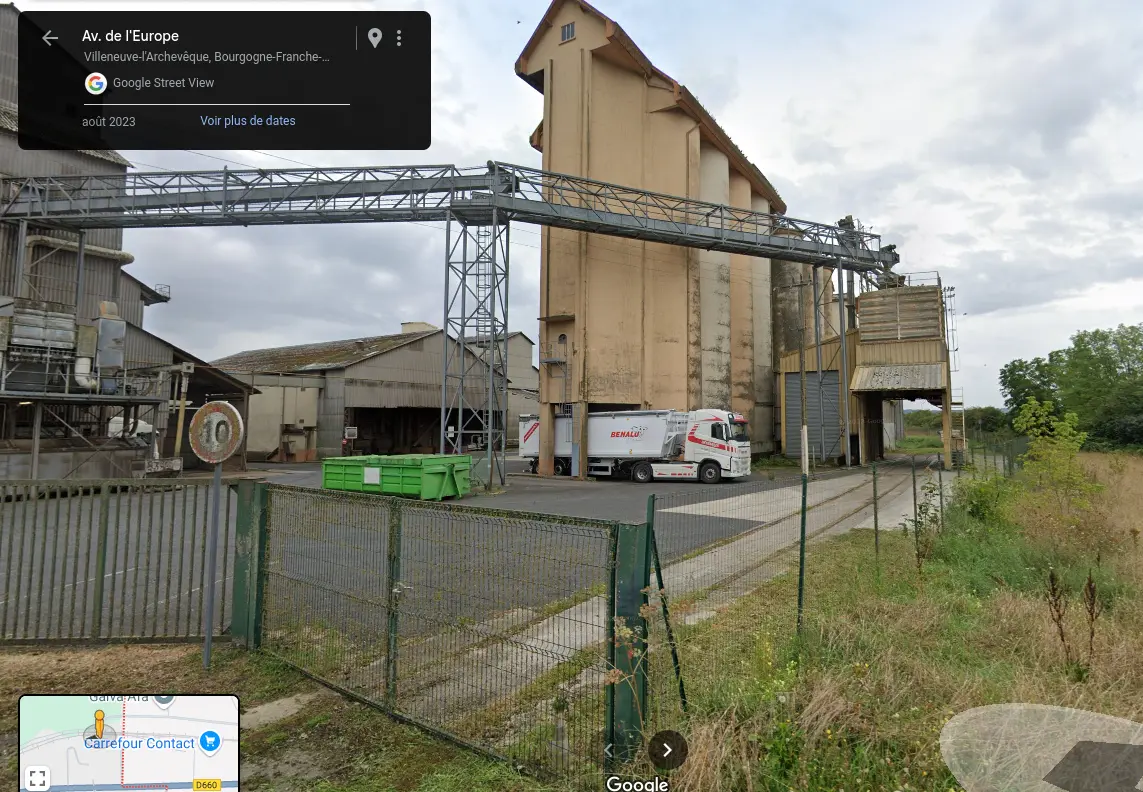 raccord privé d&#39;une coopérative agricole